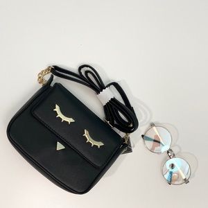 Crossbody Cute Bag Eyes Lashes Classy Lady